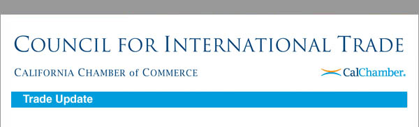 Council for International Trade - Trade Update Newsletter